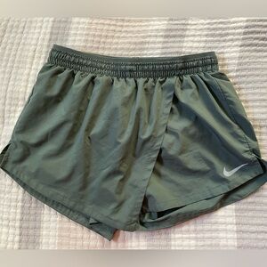 Nike Dri-Fit Women's Olive Green Athletic Shorts
